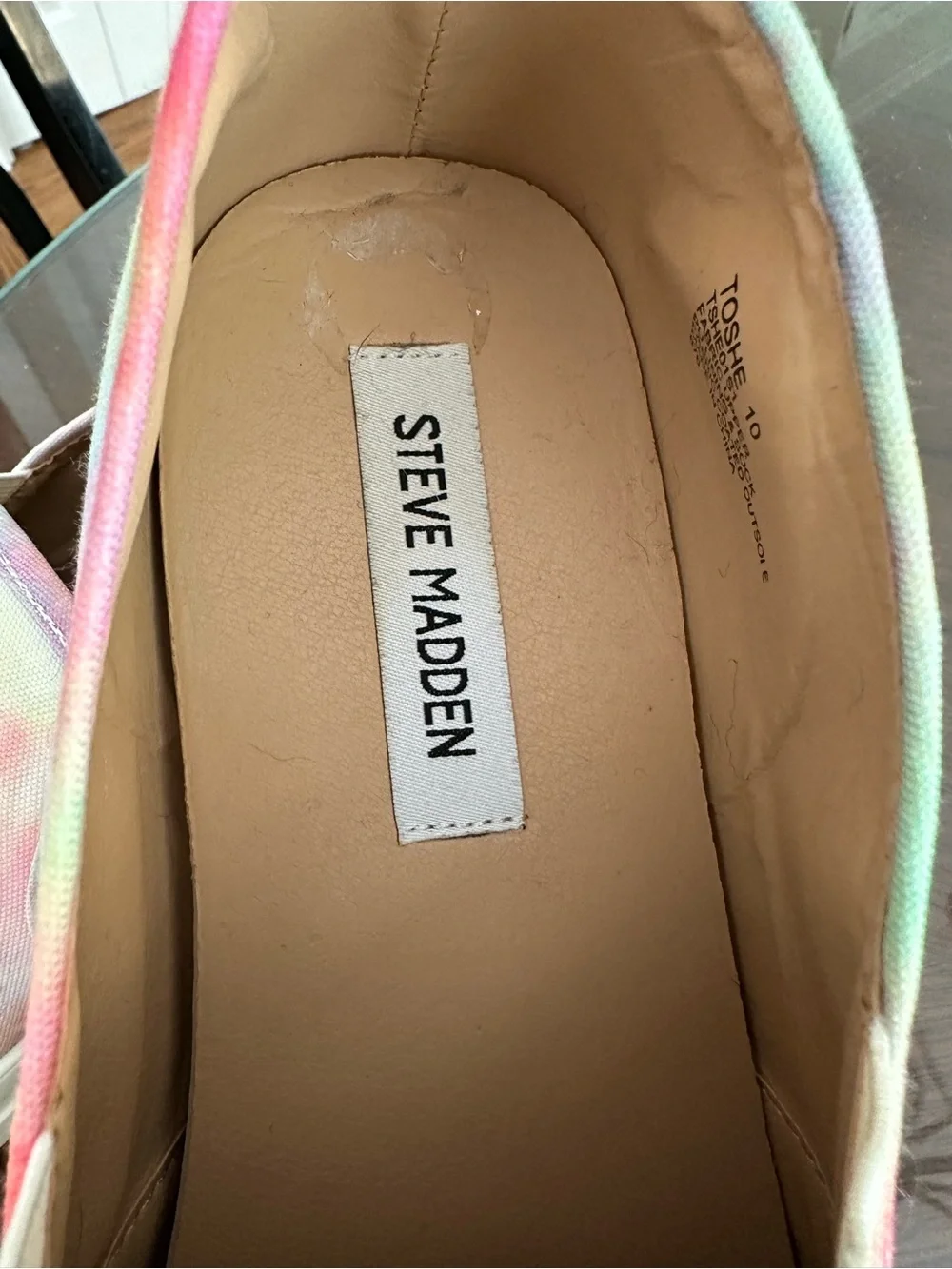 Steve Madden Toshe Slip-On Tie Dye Sneakers Size 10